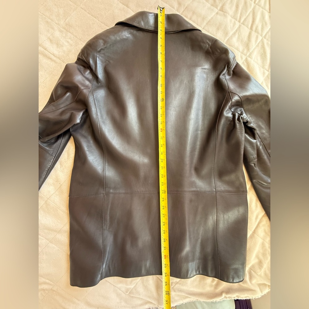 Andrew Marc Leather Dark Brown Men’s - Picture 9 of 11